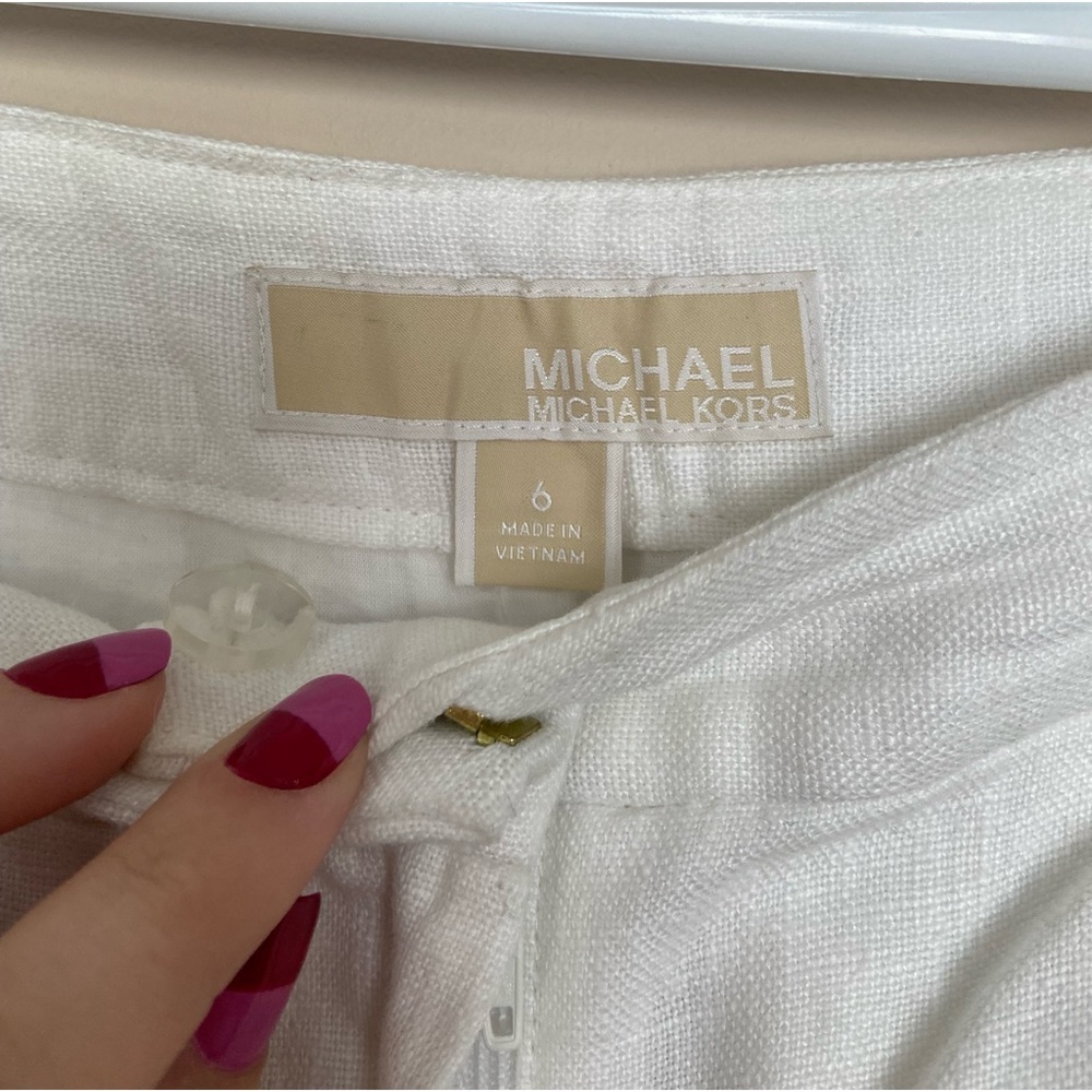 MICHAEL Michael Kors Linen Shorts - Picture 4 of 6